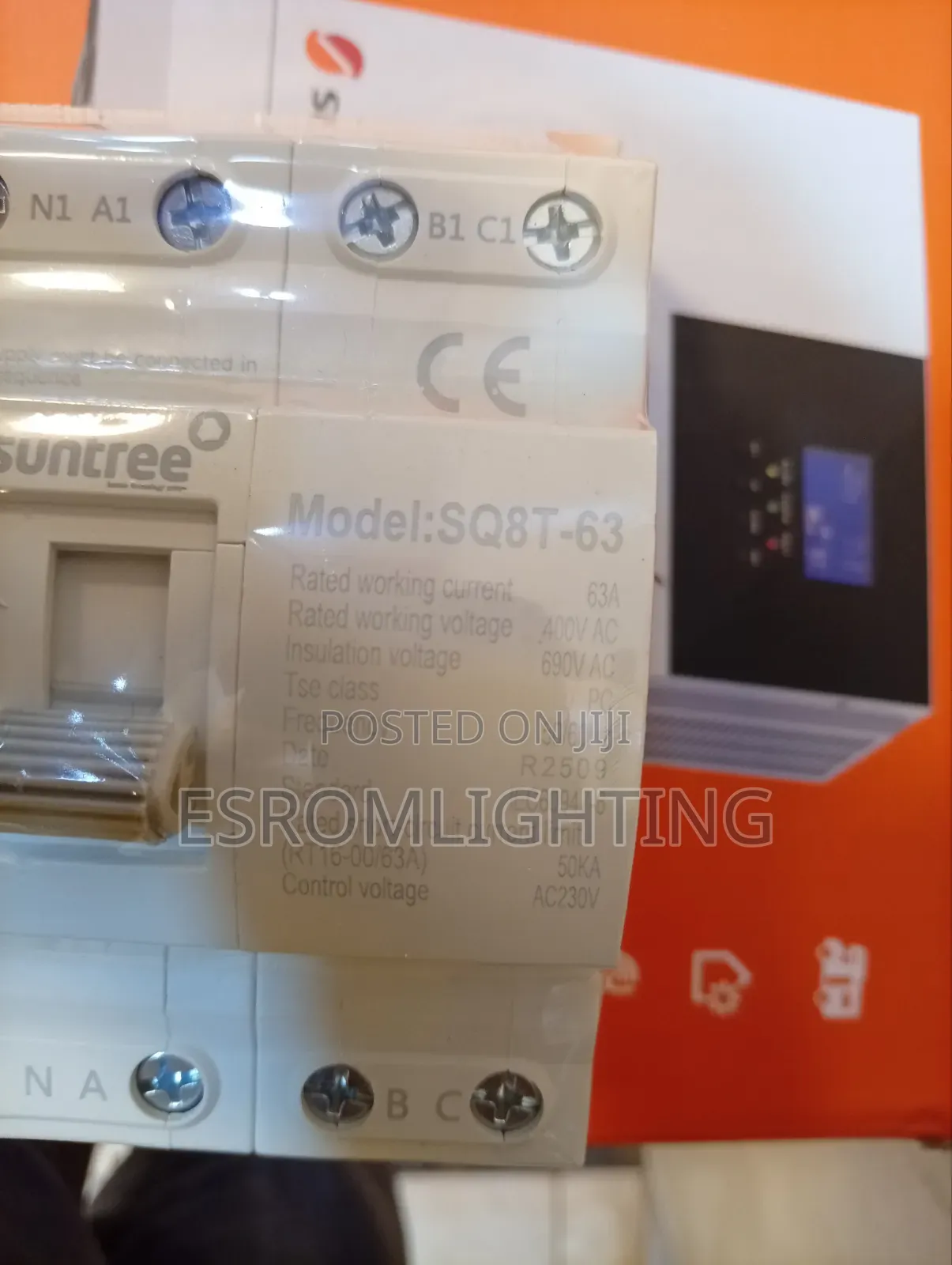 3 Phase Dual Power Avs | 4 Pole 63a | Suntee Sq8t-63