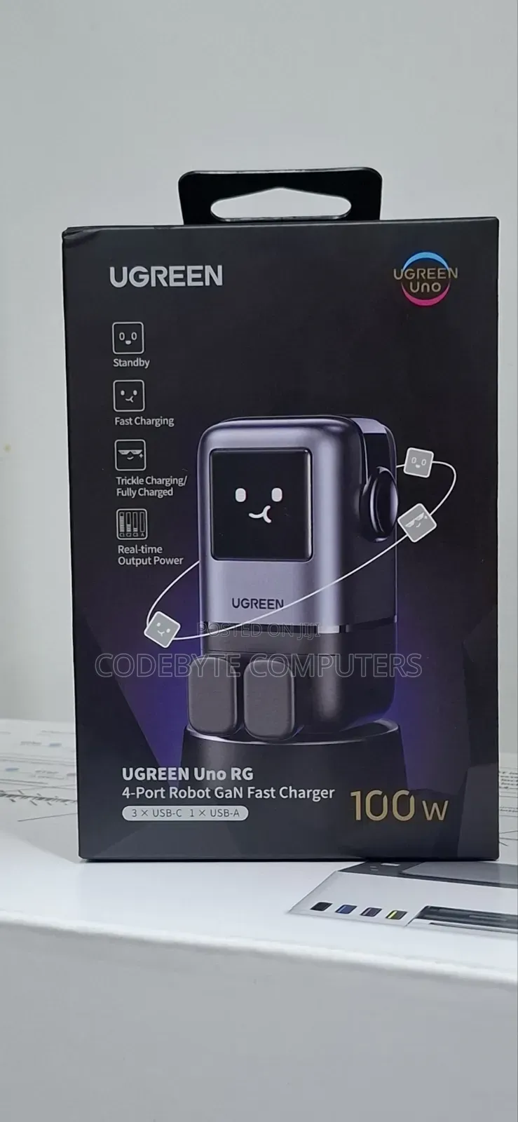 UGREEN Uno 100W 4-Port GaN Fast Charger UK