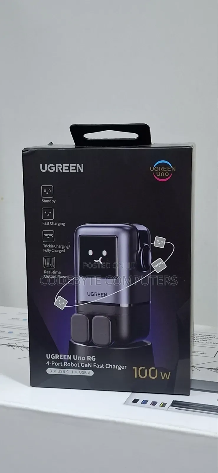 UGREEN Uno 100W 4-Port GaN Fast Charger UK