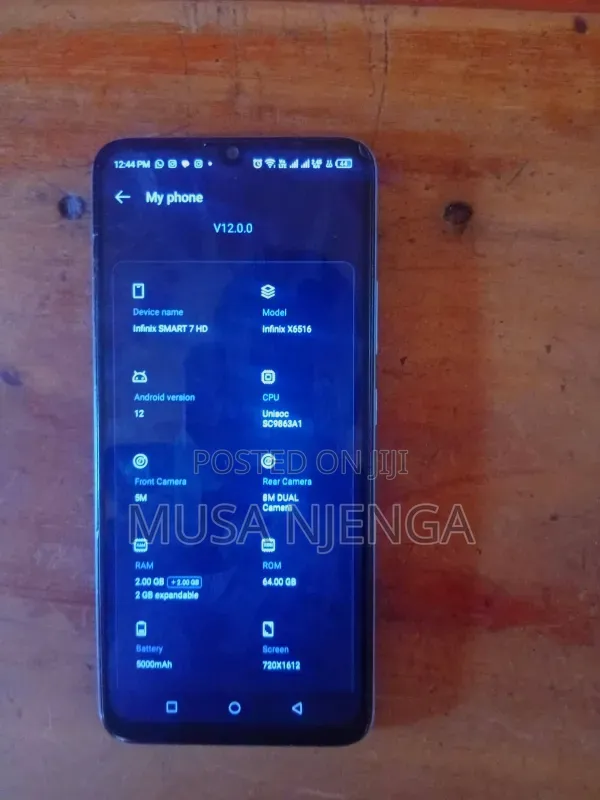 Infinix Smart 7 HD 64 GB Blue