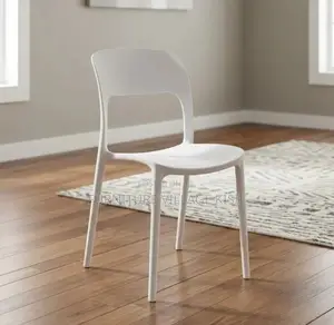 Office Chair; Retro Plastic Visitors Chair.