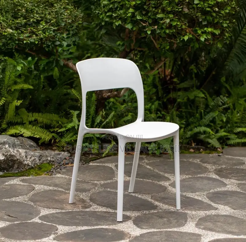 Office Chair; Retro Plastic Visitors Chair.