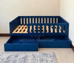 Toddler Bed With Safety Barrier Enclosure Pay on Delivery