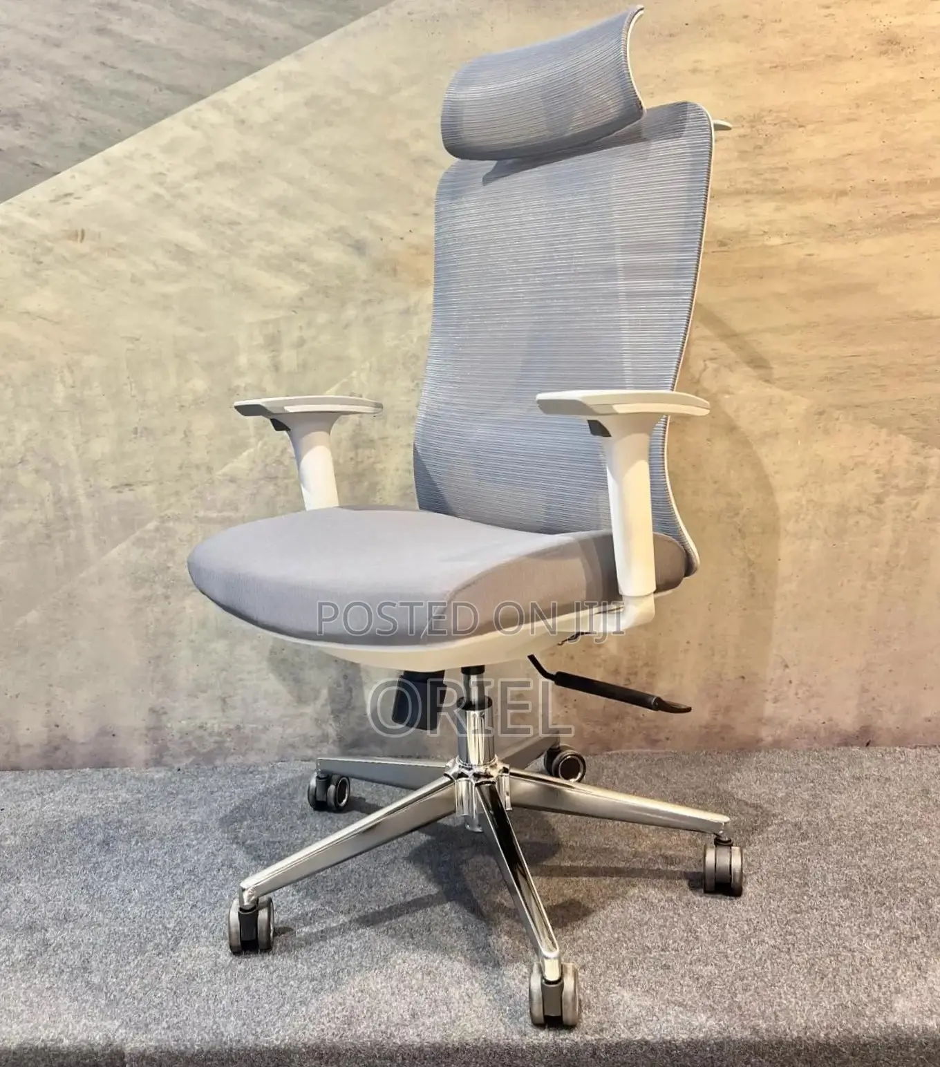 Office Chair : Orthopedic Gray Staff Chair