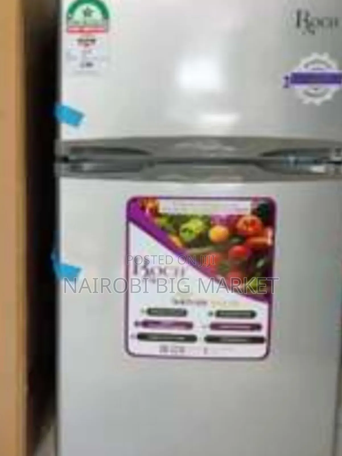 Roch 95l Double Door Fridge