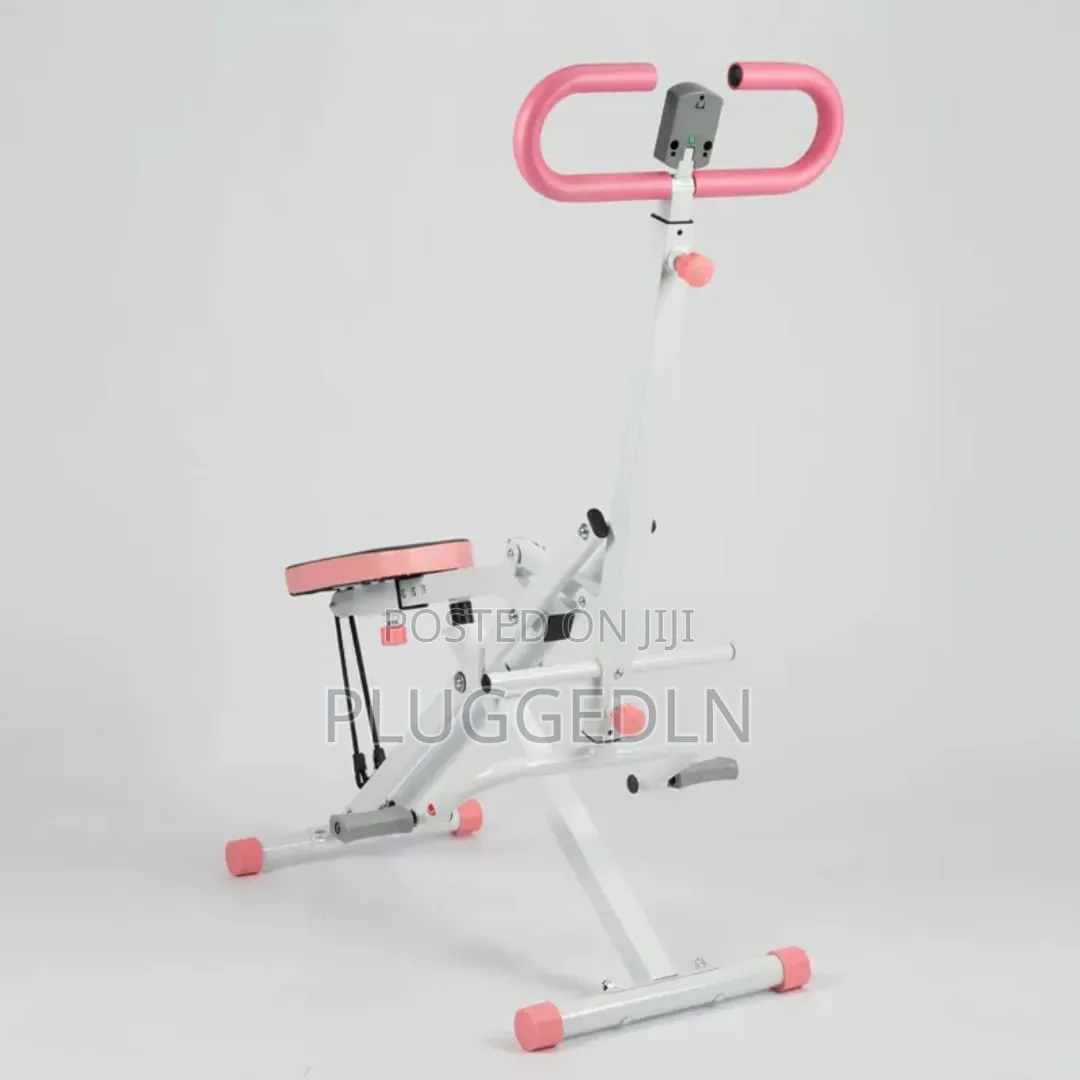 Adjustable Assisted Squat and Rowing Machine