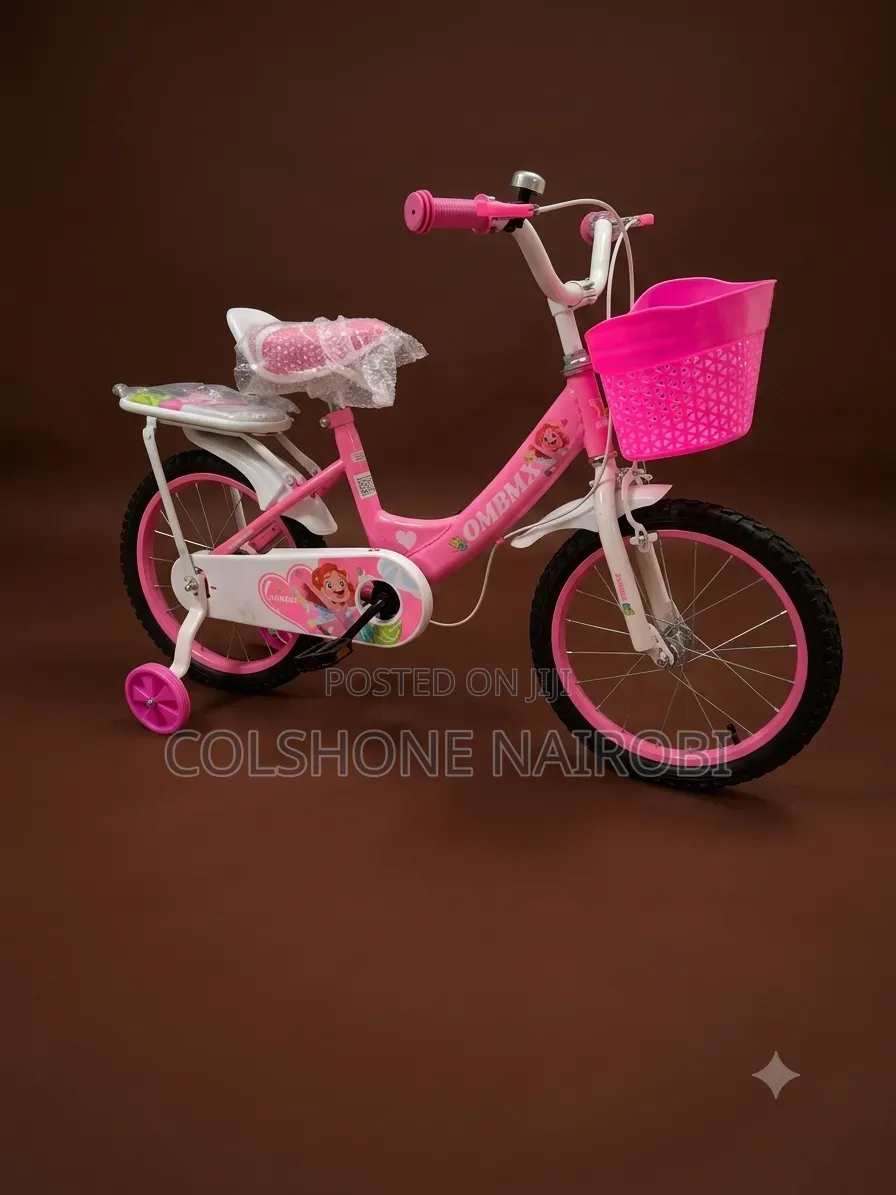 OMB BMX Pink Kids Bicycle Size 16