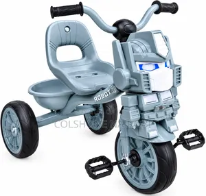 Title: Kids’ Robot-Themed Pedal Tricycle – 3-Wheel Ride-on Bike