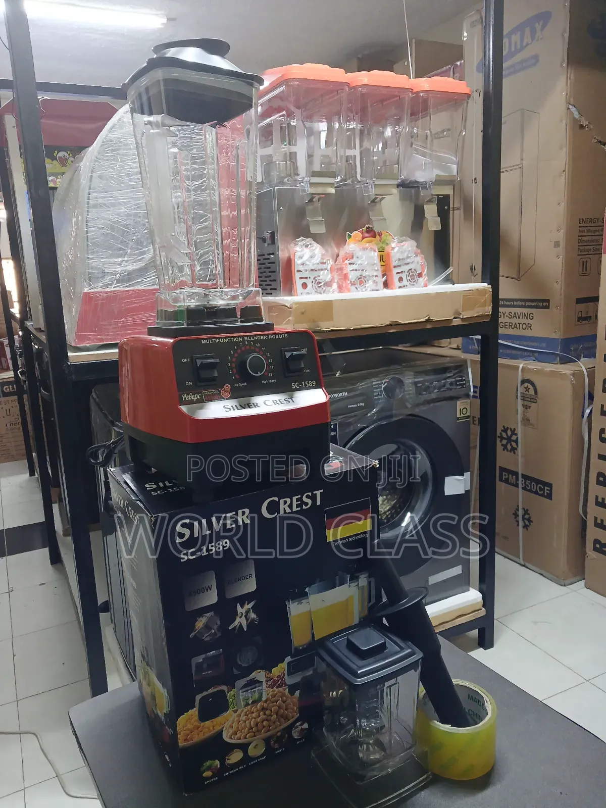 Silver Crest SC-1589 2-in-1 Commercial Blender and Grinder