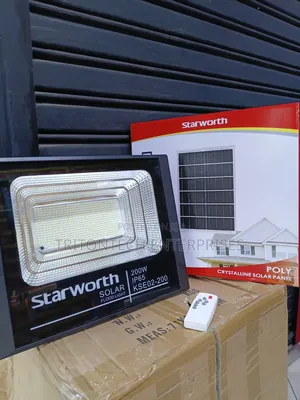 Starworth 200W Solar Flood Light IP65 Waterproof Outdoor Security Lamp