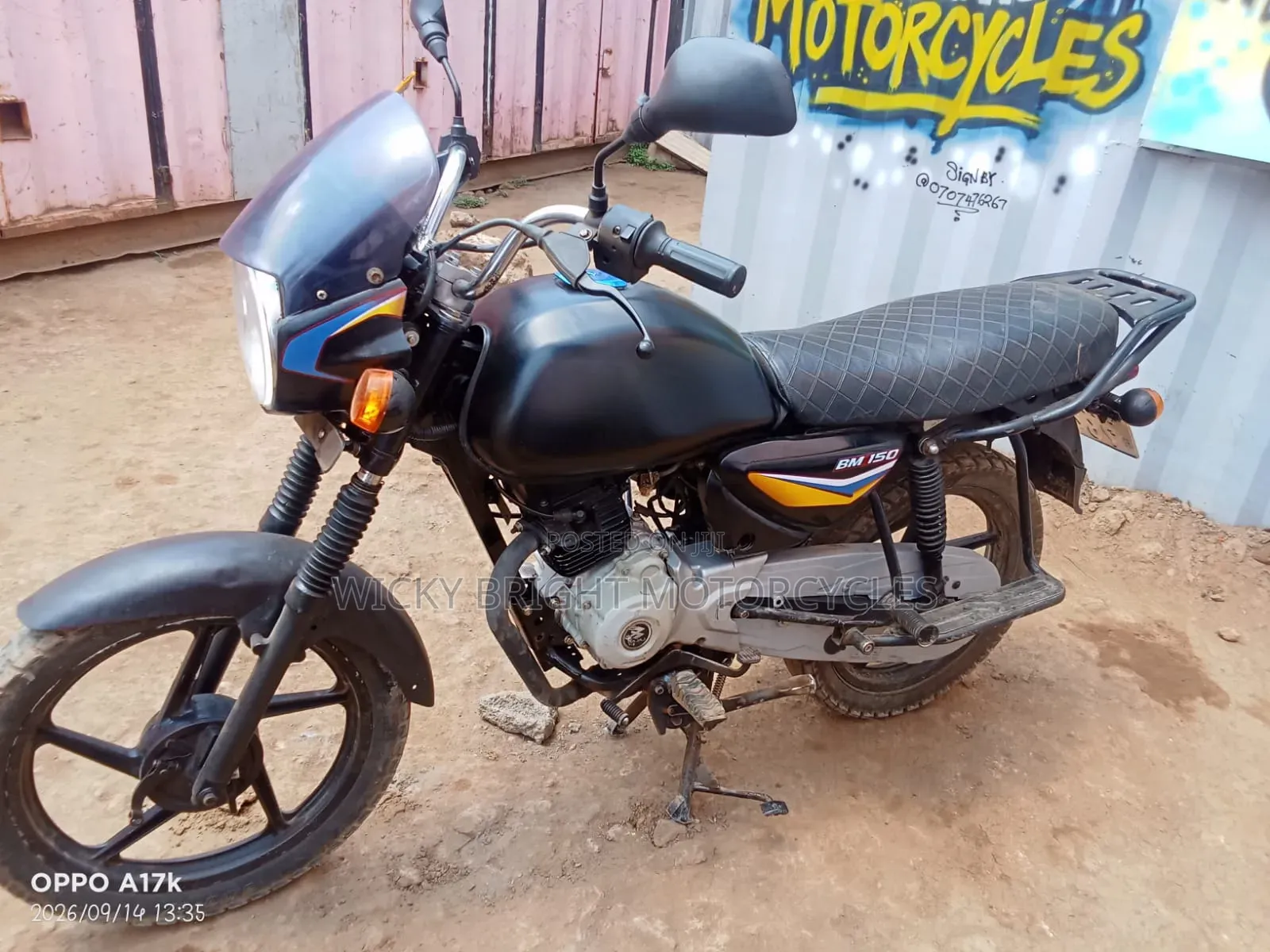 Bajaj Boxer 150 UG 2025 Black