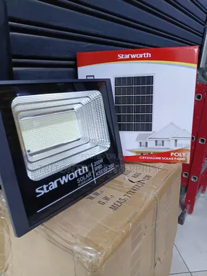 Solar LED Floodlight With Remote Control Panel