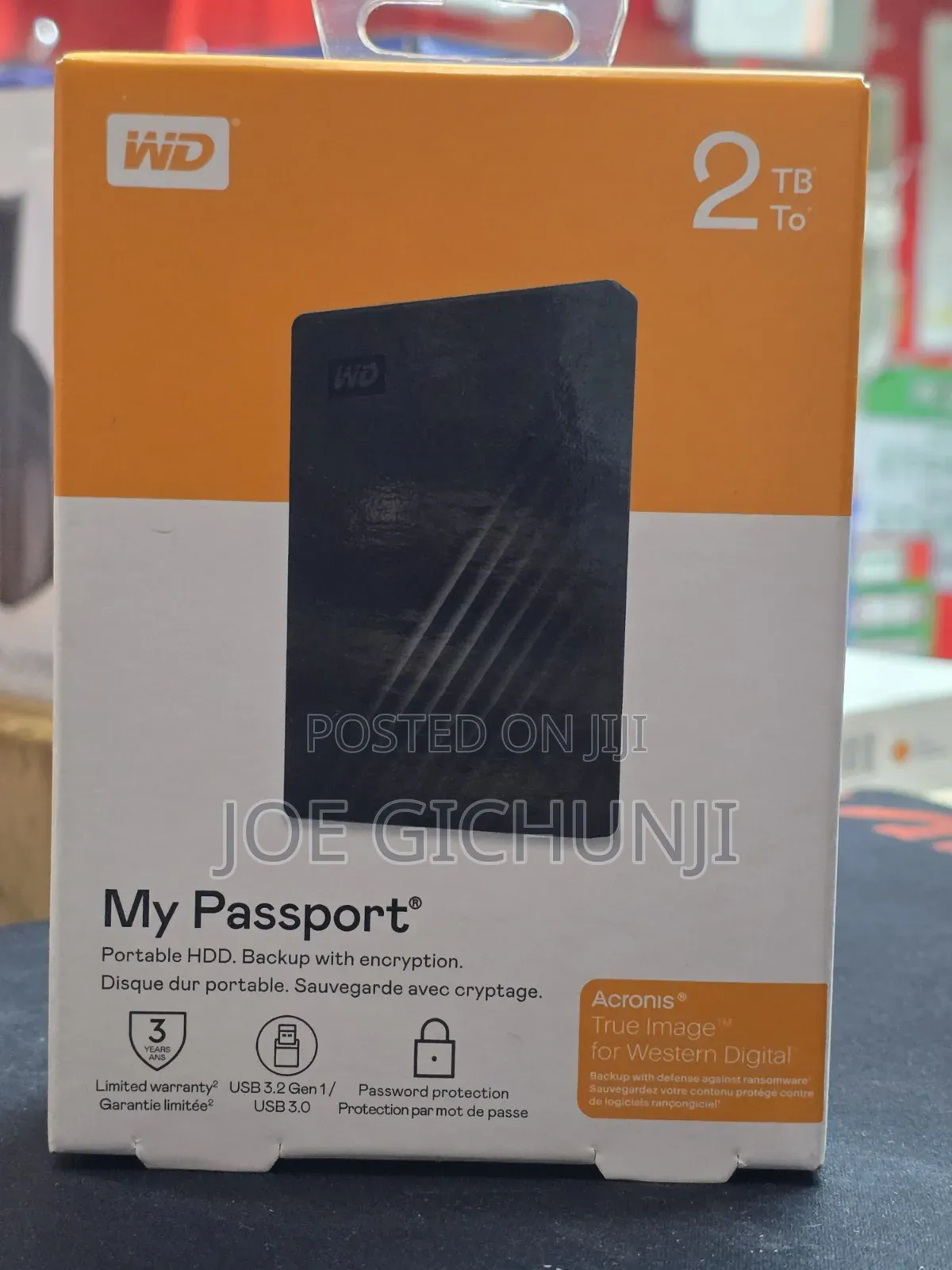 Western Digital My Passport 2TB Portable External Hard Drive