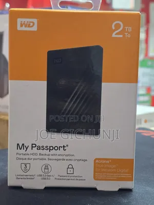 Western Digital My Passport 2TB Portable External Hard Drive