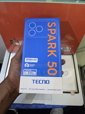 New Tecno Spark 50 128 GB Black