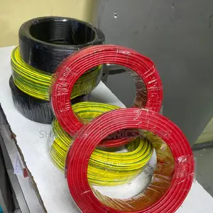 Single Core PVC Cable Yellow Green 6.0mm Single Core Wiring Cable 90m