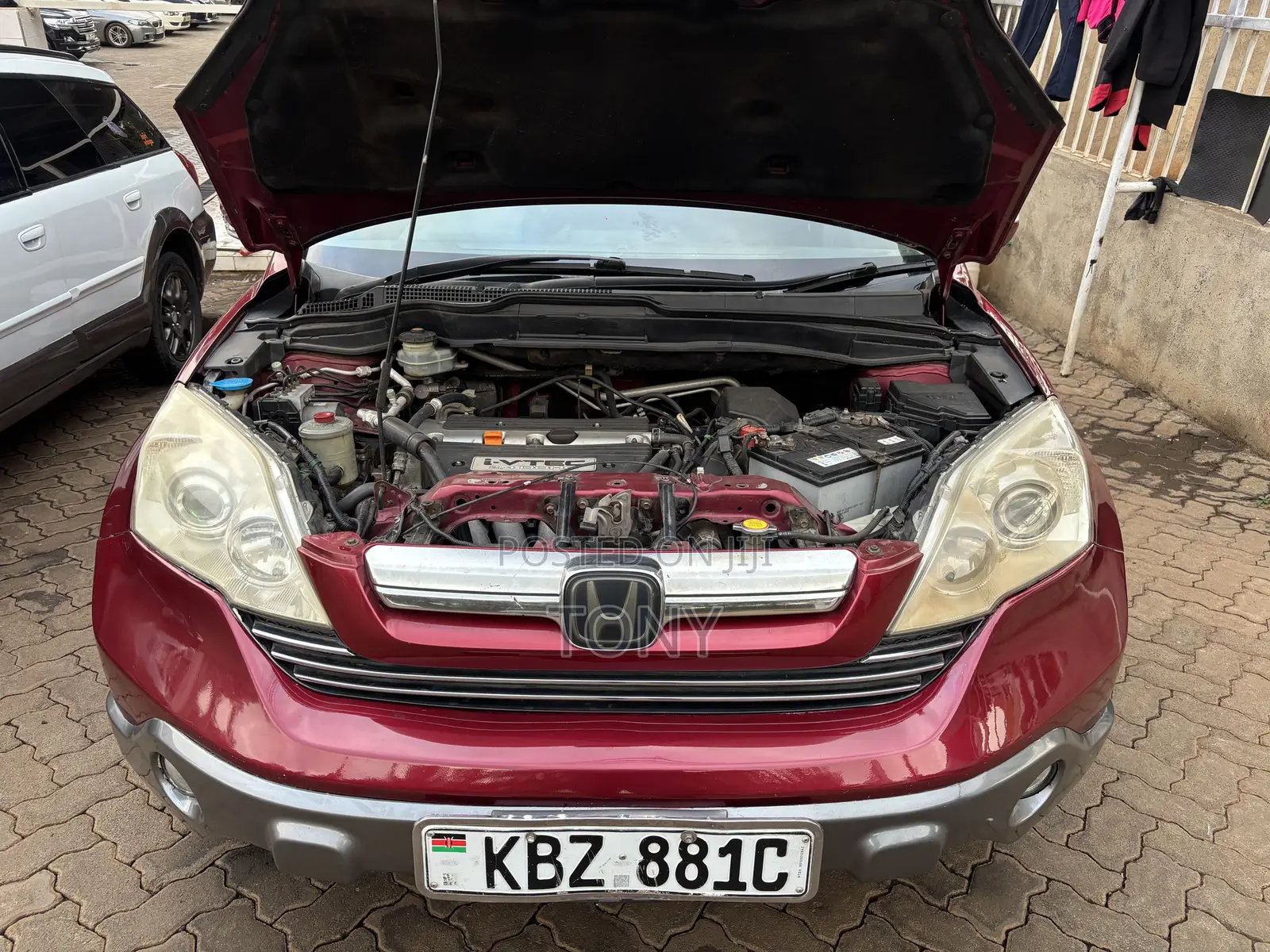 Honda CR-V EX-L 4WD Automatic 2007 Red