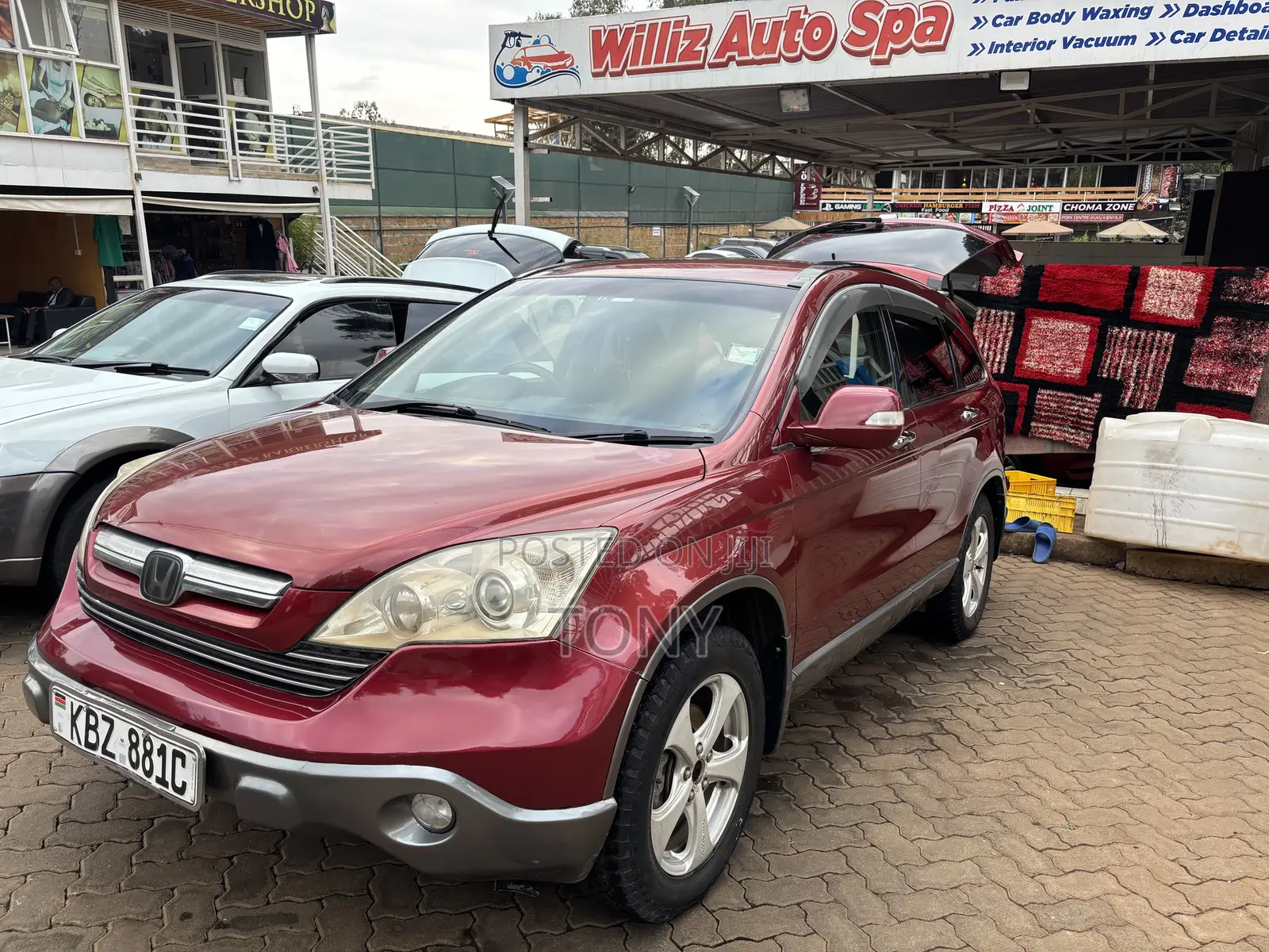 Honda CR-V EX-L 4WD Automatic 2007 Red