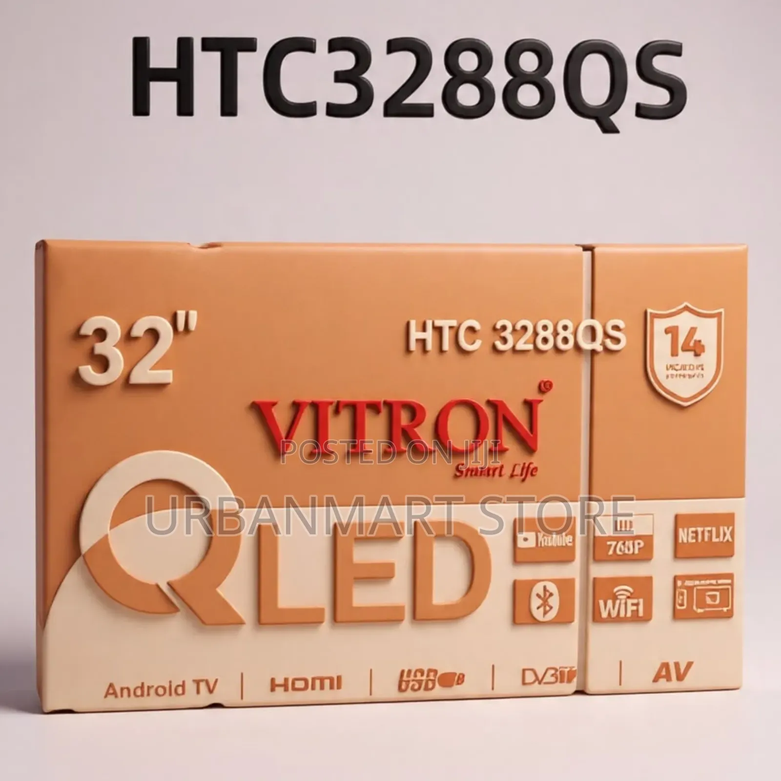 Brand New Vitron 32 Inch QLED Smart Television