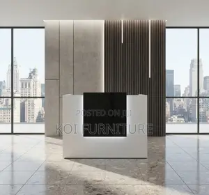 Reception Desk; 1400mm White Lobby Ofice Hospital Reception Desks