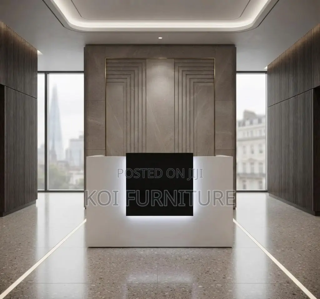 Reception Desk; 1400mm White Lobby Ofice Hospital Reception Desks