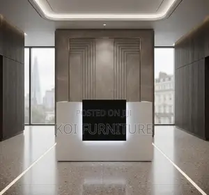 Reception Desk; 1400mm White Lobby Ofice Hospital Reception Desks