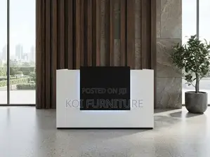 Reception Desk; 1400mm White Lobby Ofice Hospital Reception Desks