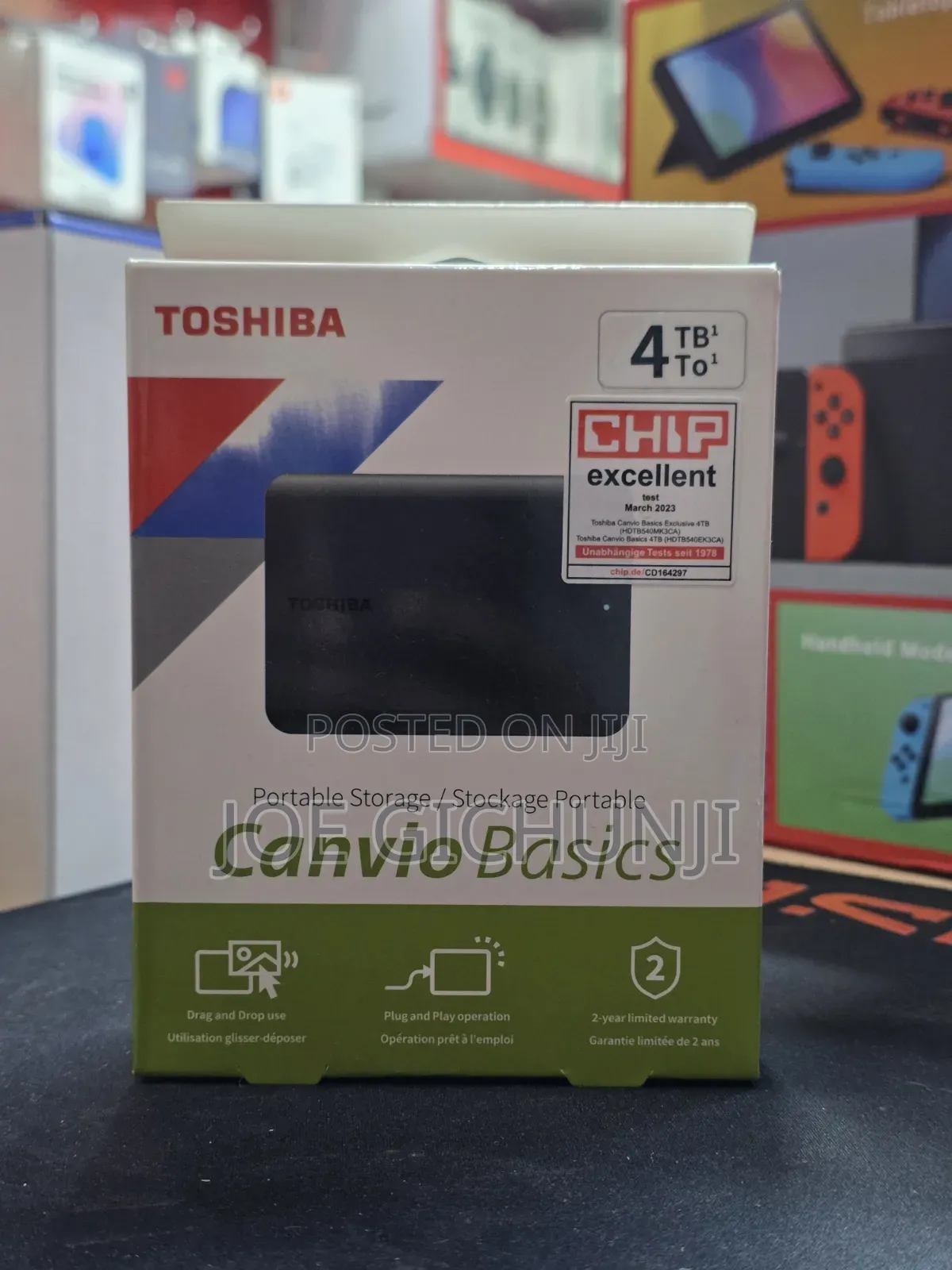 Toshiba Canvio Basics 4TB Portable External Hard Drive
