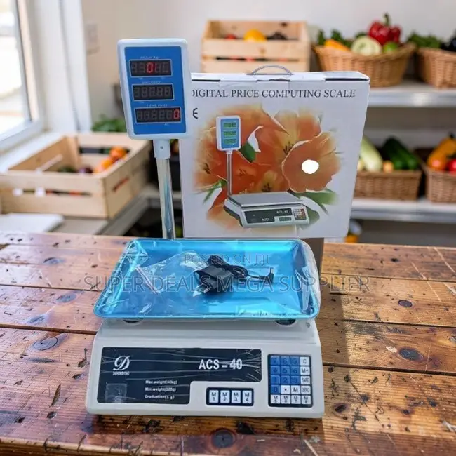 Efficient Retail ACS 40 Digital Weighing Scale With Stable Platform