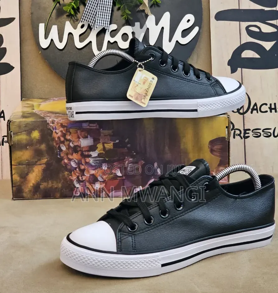 Leather Converse