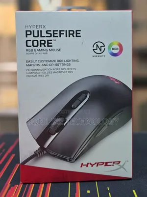 Hyperx Pulsifire
Wired Gaming Mouse
RGB
6200 Dpi
7 Programmable Button