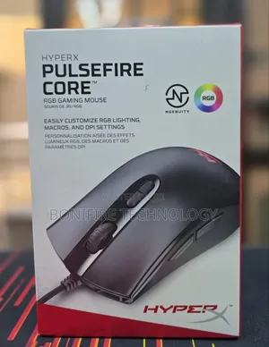 Hyperx Pulsifire
Wired Gaming Mouse
RGB
6200 Dpi
7 Programmable Button
