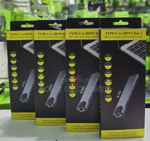 Type C to HDTV 8-in-1 USB Hub