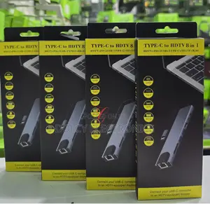 Type C to HDTV 8-in-1 USB Hub