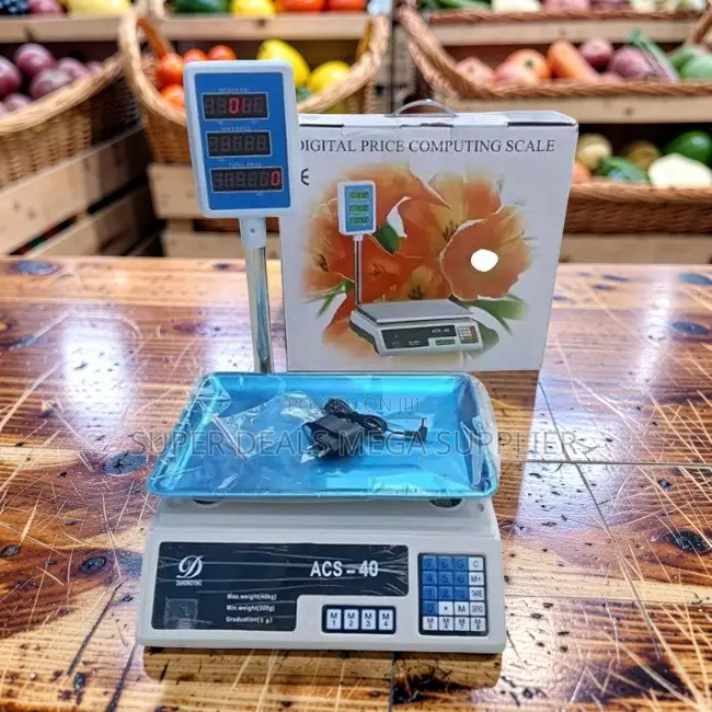 Precise Electronic ACS 40 Digital Weighing Scale With Clear Readings