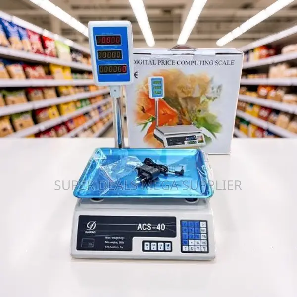 Reliable Market ACS 40 Digital Weighing Scale for Daily Shop Use