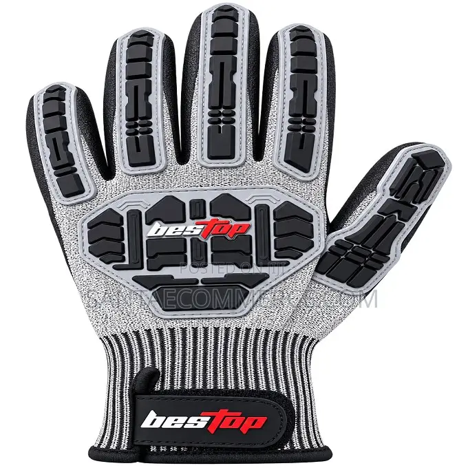 Bestop Safety Work Gloves With TPR Knuckle, Finger & Thumb Protection