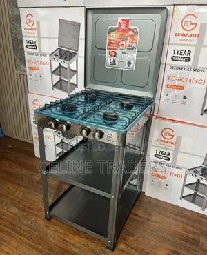 Eurochef Full Gas Standing Cooker With Shelves