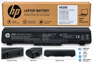 HP 4520s Battery for Probook 4320s 4425s 4720s – 10.8v