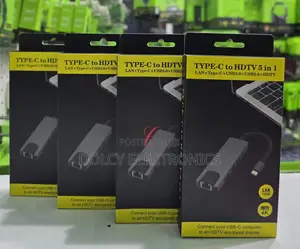 Type C-HDTV 5-in-1usb Hub