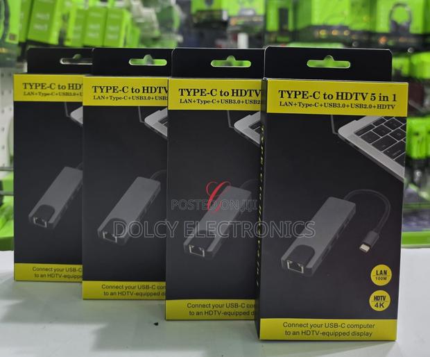 Type C-HDTV 5-in-1usb Hub - main view