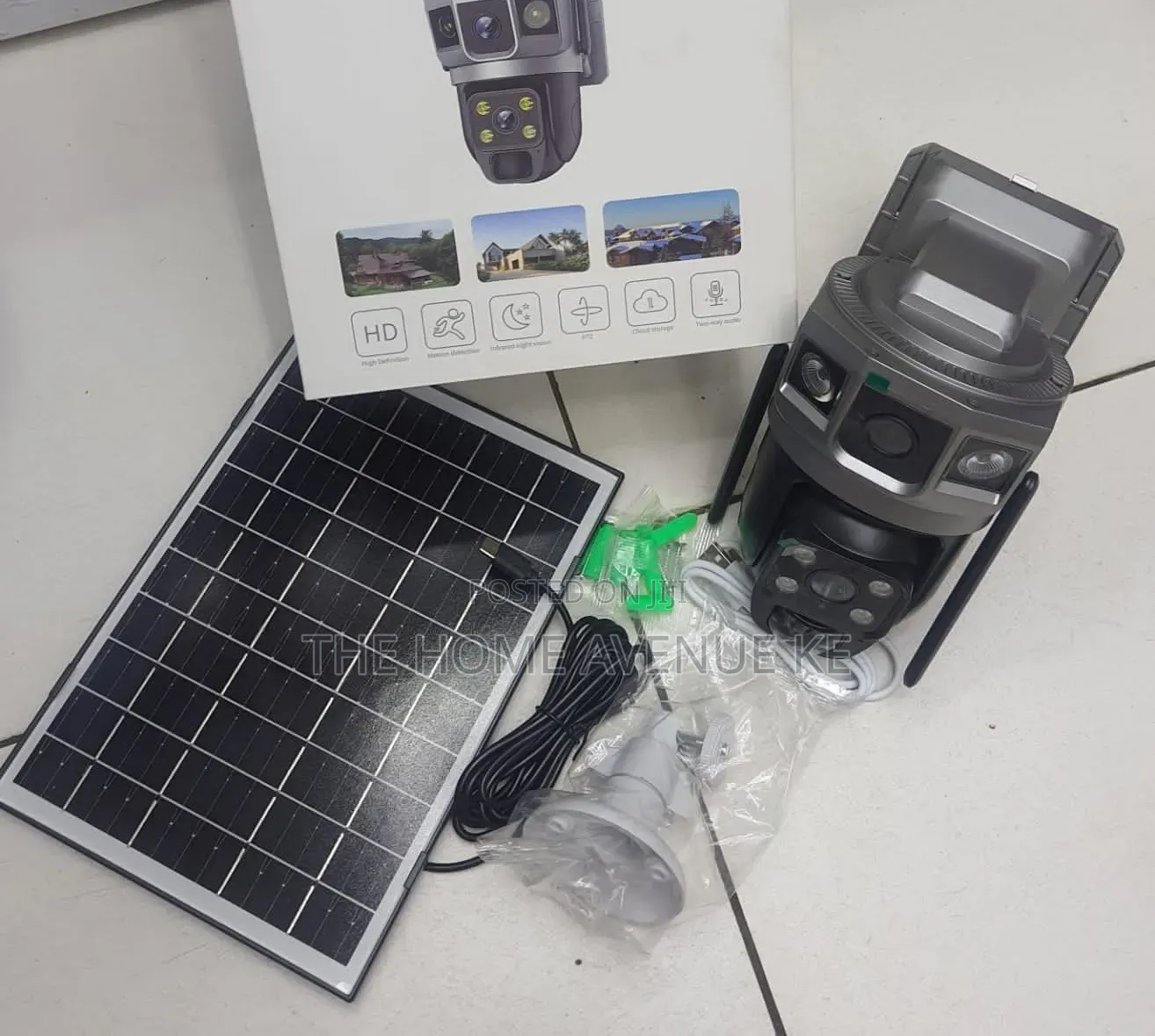 Dual Lens Wifi Solar Cameras Available