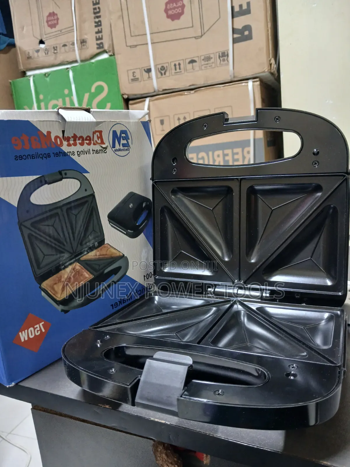 ElectroMate 2-Slice Non-Stick Sandwich Maker (Model SM-001)