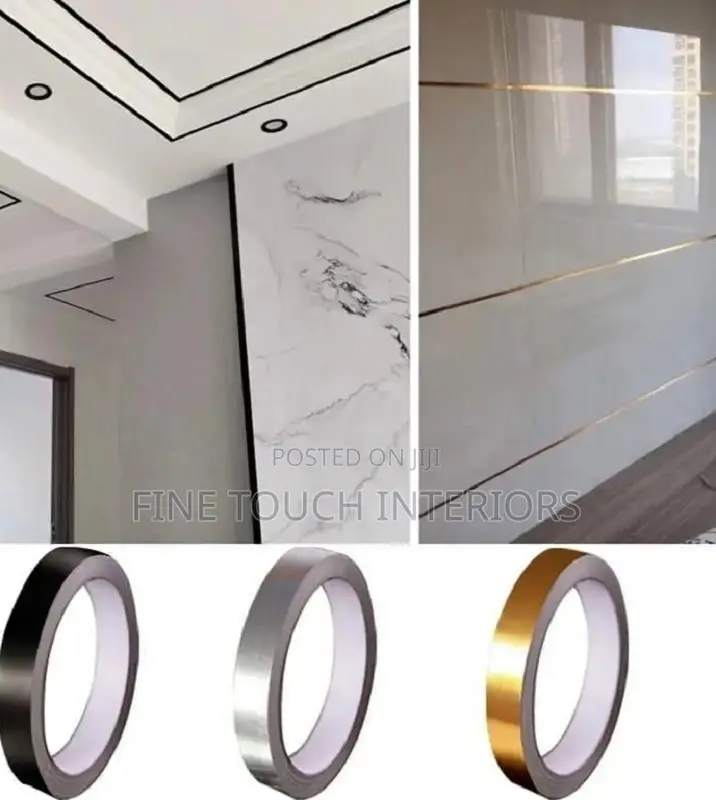 Gold Silver Black Decorative Tapes