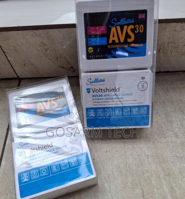 Sollatek AVS30 Voltshield 30 Amp Voltage Protector for Home Appliances