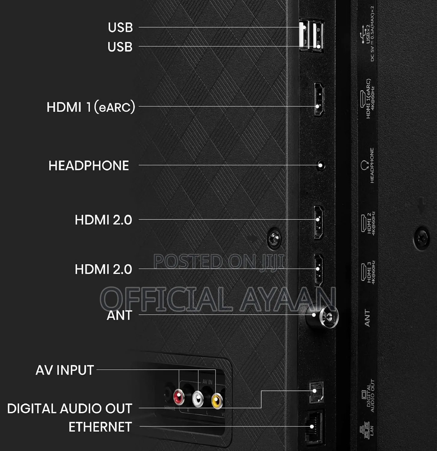 Hisense 50 Inch Uhd4k With Cabinet Package