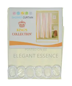 Shower Curtain Satin Stripe 1.8mx 2m
