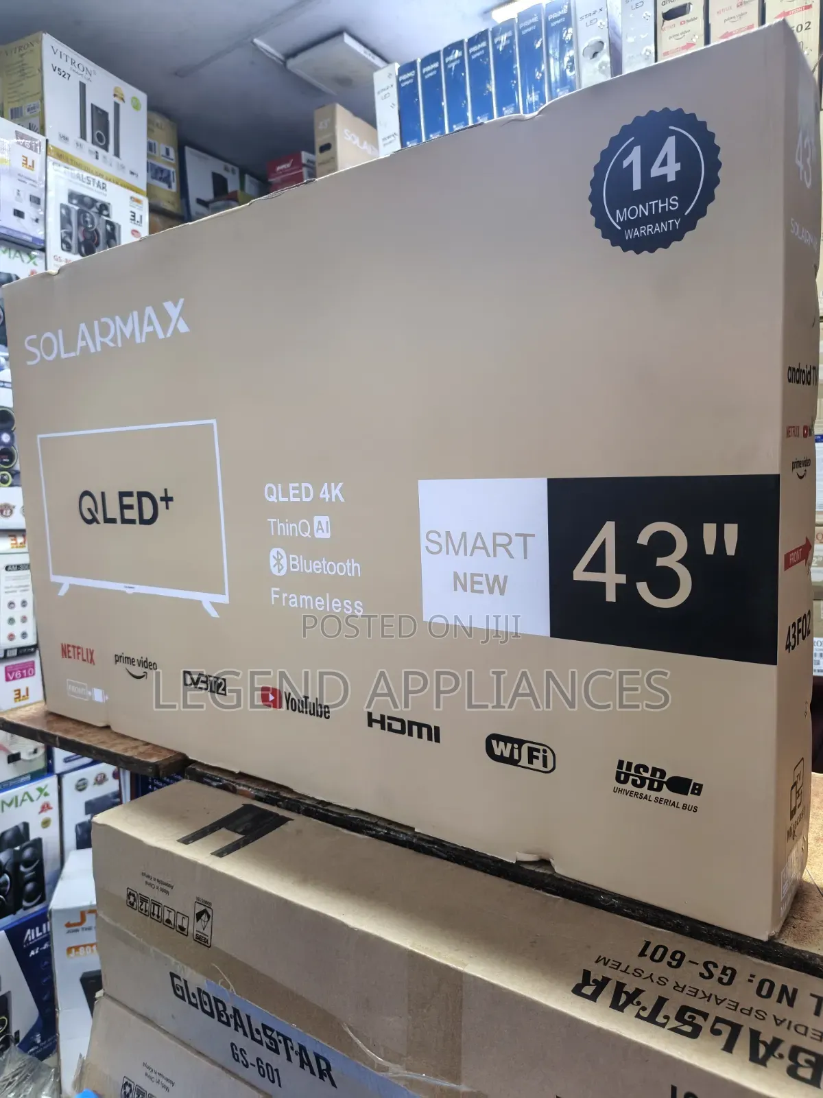 Solar Max 43 Inches Smart TV