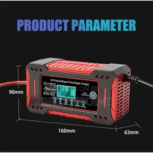 12V DC 6A Intelligent Pulse Repair Car, Backup, Solar Battery Charger