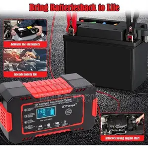12V DC 6A Intelligent Pulse Repair Car, Backup, Solar Battery Charger